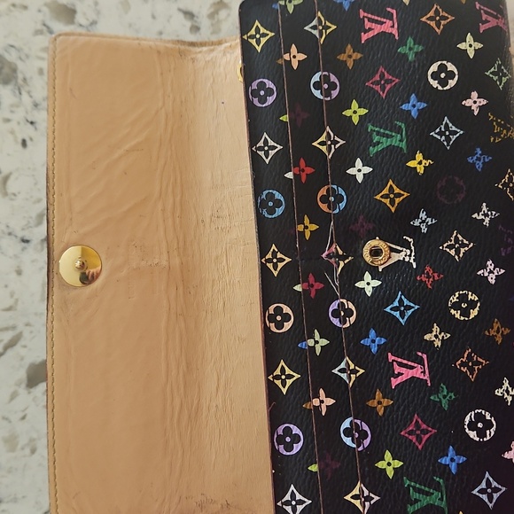 Louis Vuitton Sarah Multicolor Monogram Wallet With COA - Picture 13 of 17